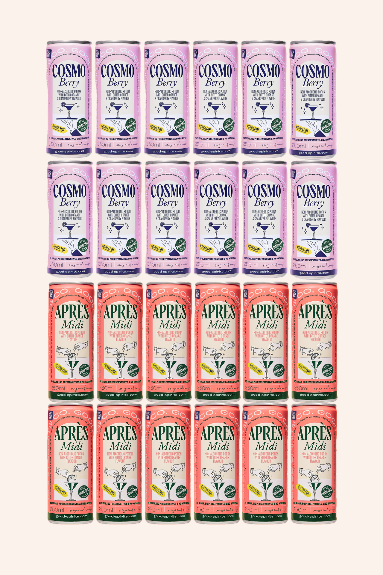 12x Cosmo Berry, 12x Apres Midi