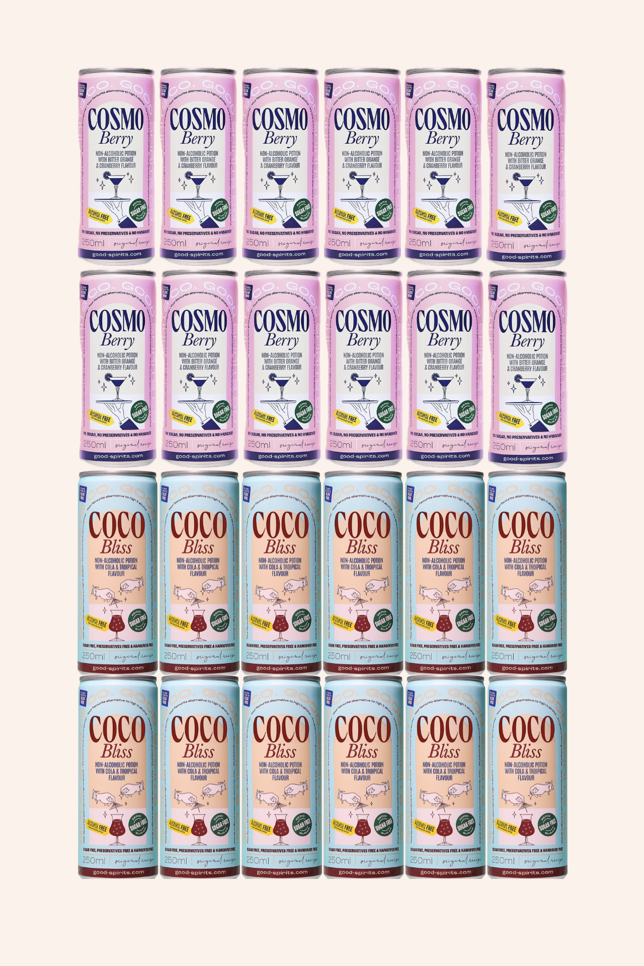 12x Coco Bliss, 12x Cosmo Berry + BLIND BOX